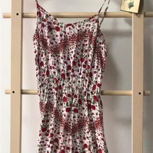 H&M Floral Maxi Dress With Thigh Slits